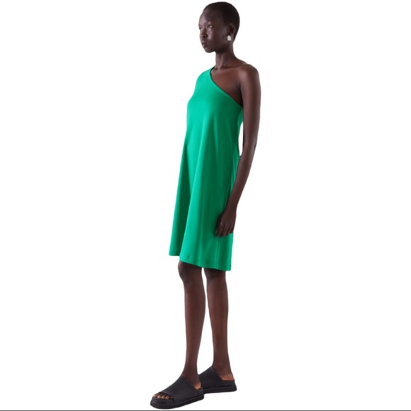 NWT COS Bright Green T Shirt Dress - Picture 8 of 11